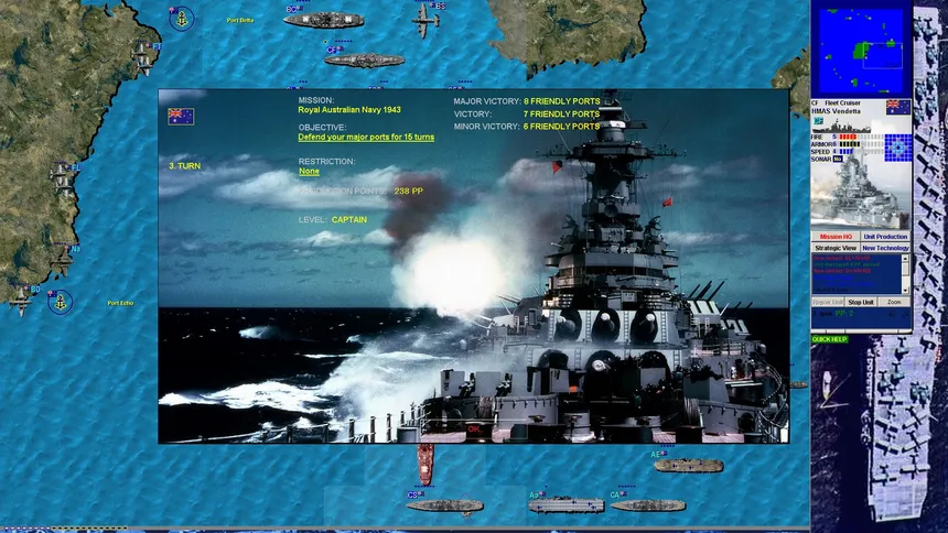 Скриншот 4 к игре Battleships and Carriers - Pacific War