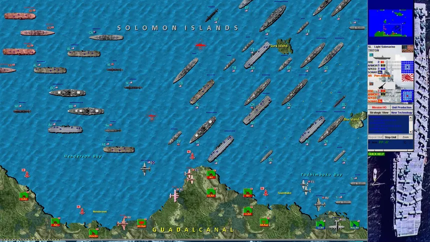 Скриншот 8 к игре Battleships and Carriers - Pacific War