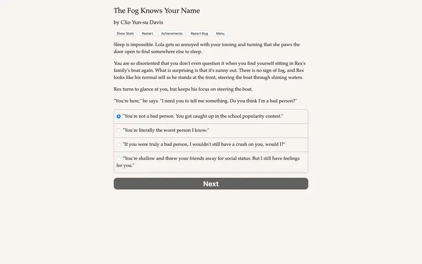 Скриншот 5 к игре The Fog Knows Your Name
