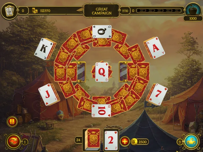 Скриншот 1 к игре Knight Solitaire