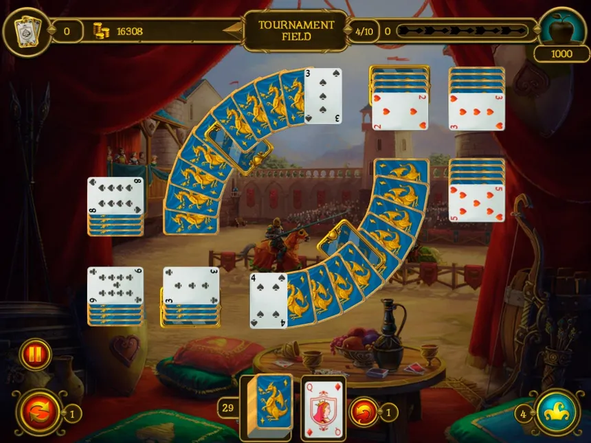 Скриншот 2 к игре Knight Solitaire