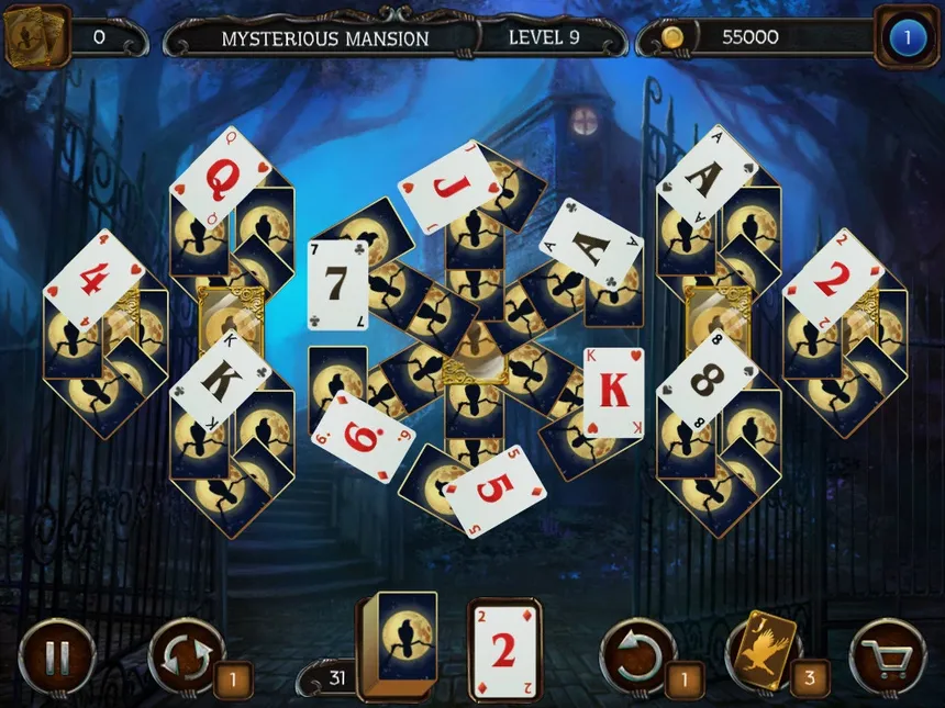 Скриншот 1 к игре Mystery Solitaire The Arkham Spirits