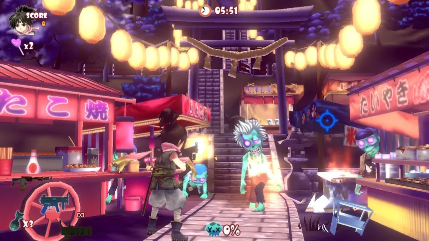 Скриншот 1 к игре Zombie Panic In Wonderland DX