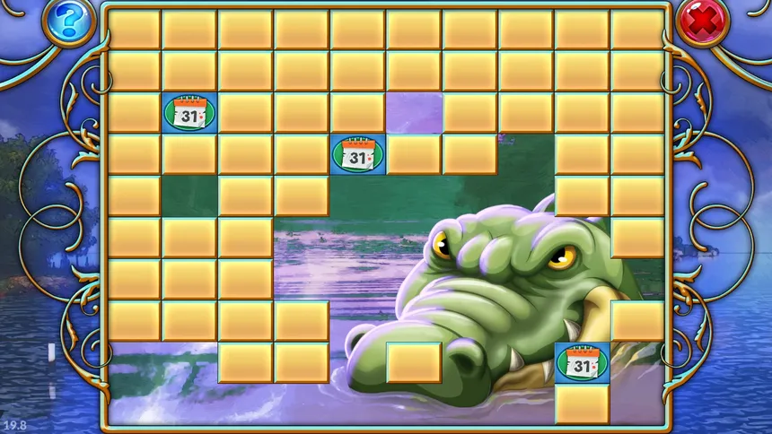 Скриншот 1 к игре Travel Mosaics 10: Spooky Halloween