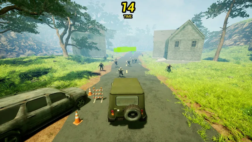 Скриншот 7 к игре Zombie Road Rider
