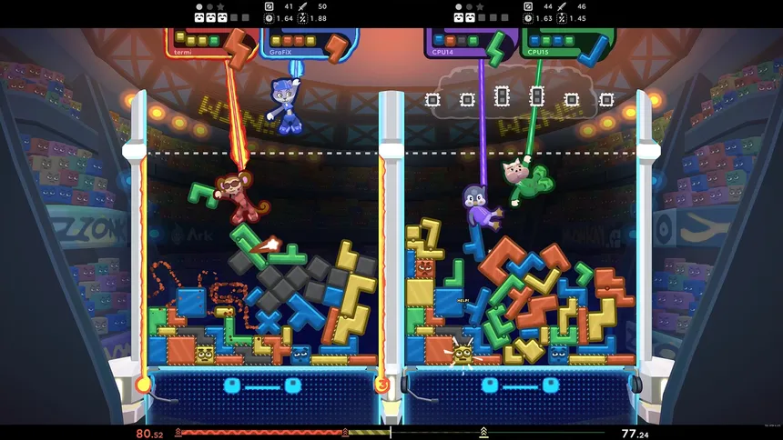 Скриншот 5 к игре TopplePOP: Bungee Blockbusters
