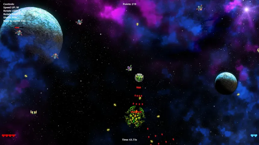 Скриншот 1 к игре Space zone defender