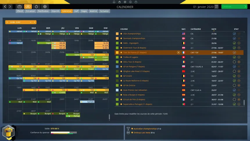 Скриншот 2 к игре Pro Cycling Manager 2020