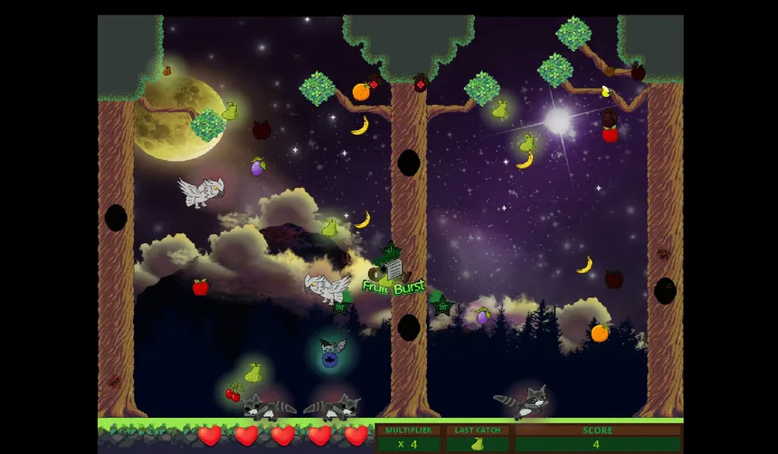 Скриншот 3 к игре Kōmori Fruit Rush