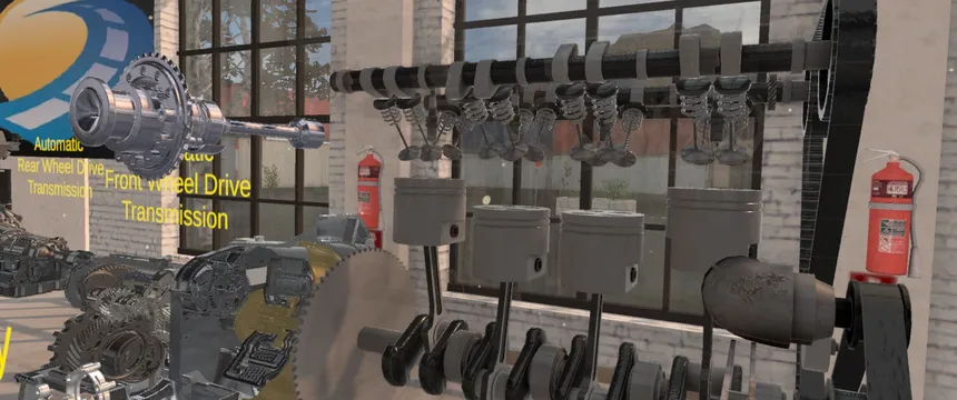 Скриншот 2 к игре Basic Car Repair Garage VR