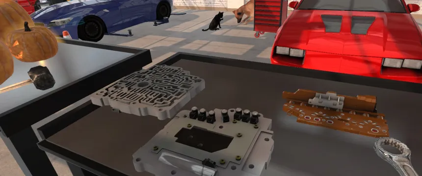 Скриншот 4 к игре Basic Car Repair Garage VR