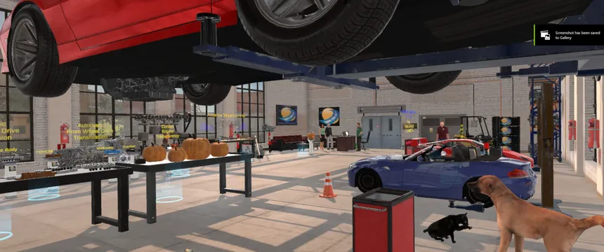 Скриншот 8 к игре Basic Car Repair Garage VR
