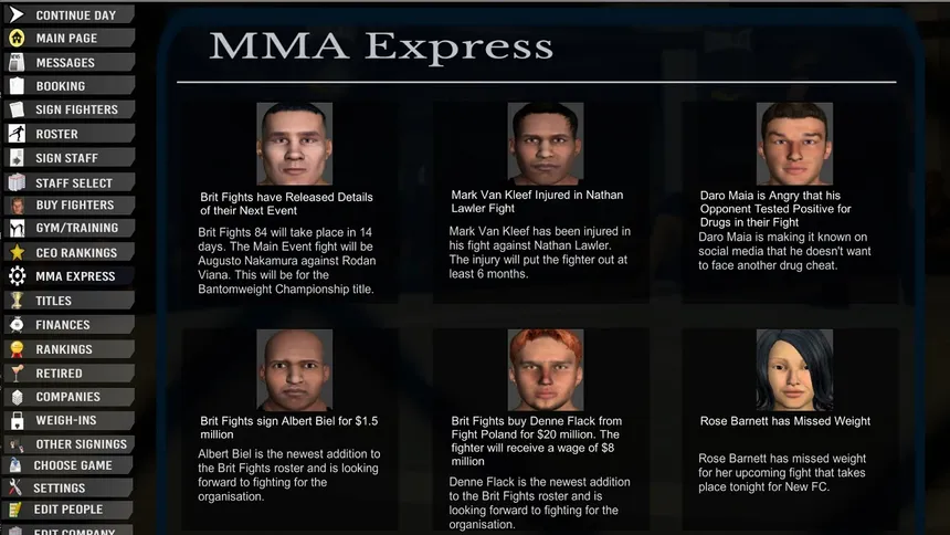 Скриншот 3 к игре MMA President
