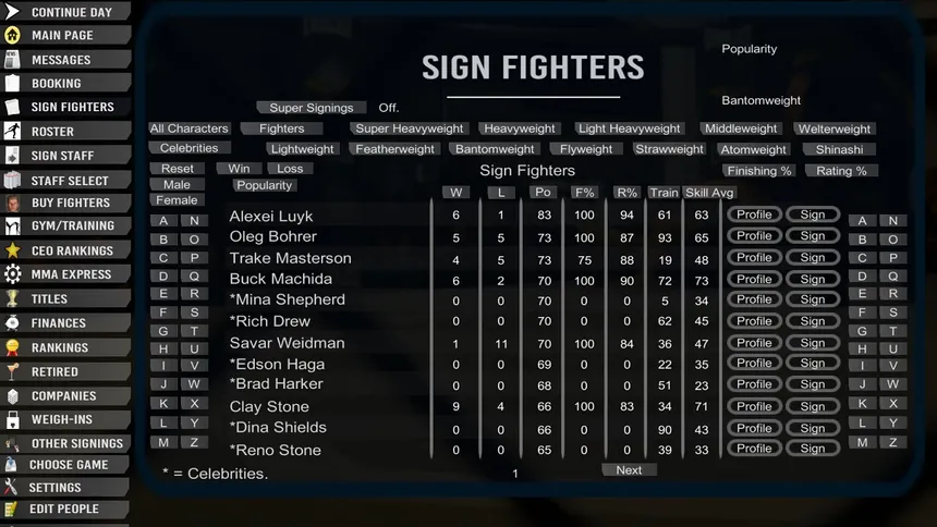 Скриншот 6 к игре MMA President