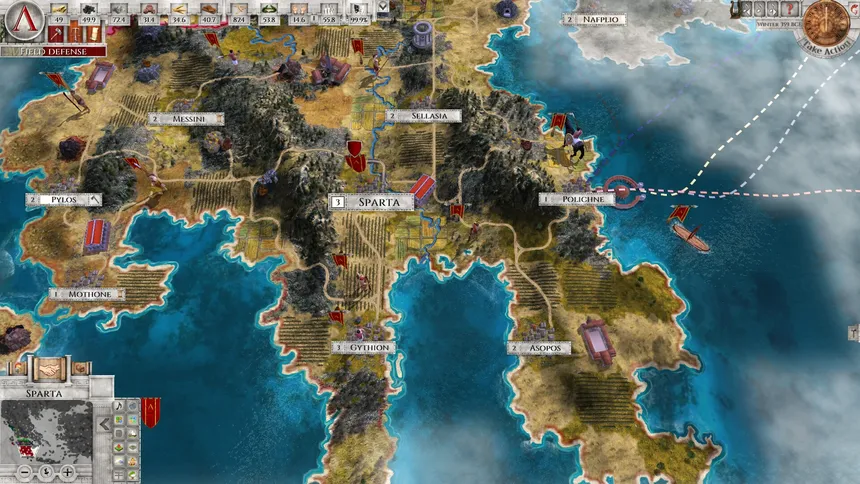 Скриншот 1 к игре Imperiums: Greek Wars