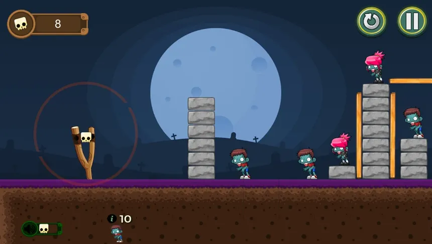 Скриншот 1 к игре Angry Zombies