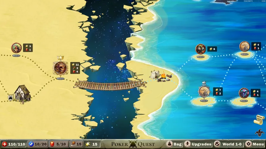 Скриншот 3 к игре Poker Quest: Swords and Spades