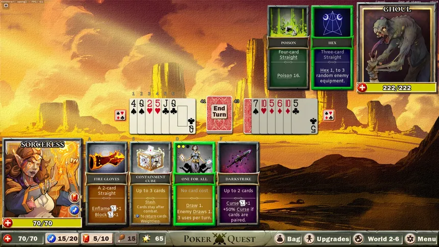 Скриншот 7 к игре Poker Quest: Swords and Spades