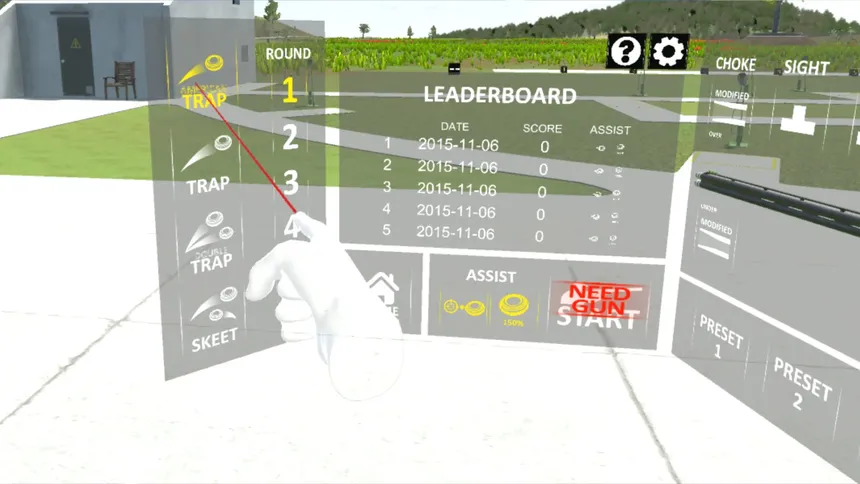 Скриншот 3 к игре FULLCHOKE : Clay Shooting VR