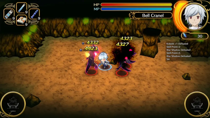 Скриншот 1 к игре Is It Wrong to Try to Pick Up Girls in a Dungeon? Infinite Combate