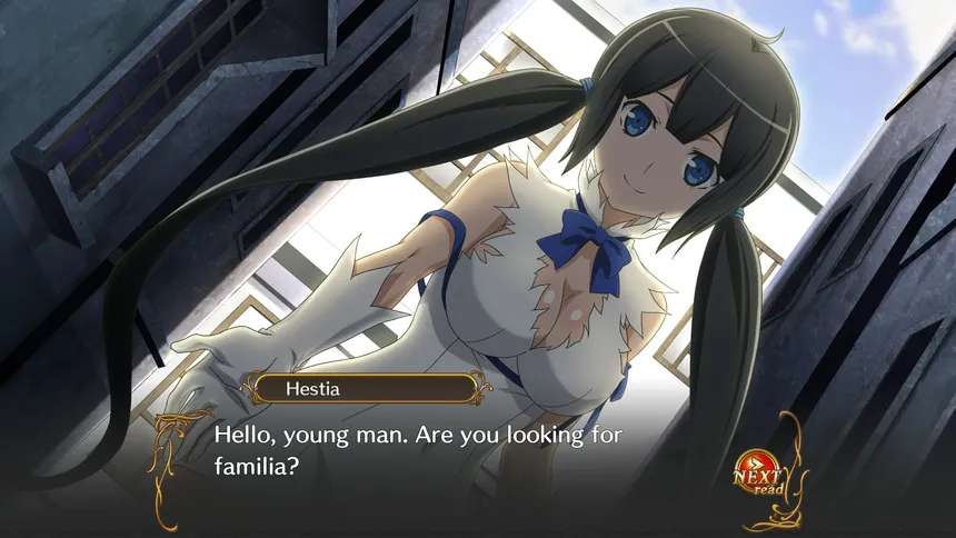 Скриншот 5 к игре Is It Wrong to Try to Pick Up Girls in a Dungeon? Infinite Combate