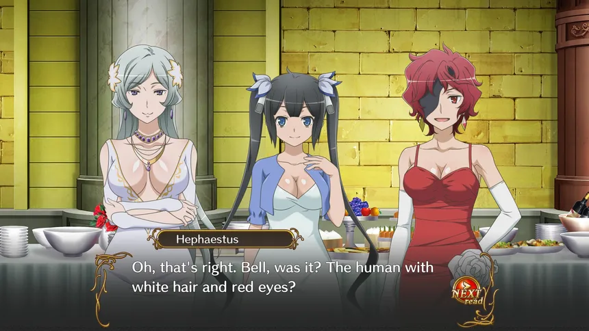 Скриншот 7 к игре Is It Wrong to Try to Pick Up Girls in a Dungeon? Infinite Combate