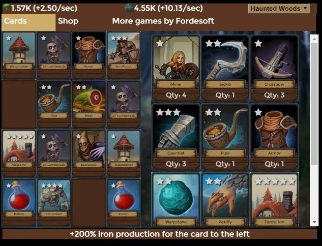 Скриншот 4 к игре Creature Card Idle