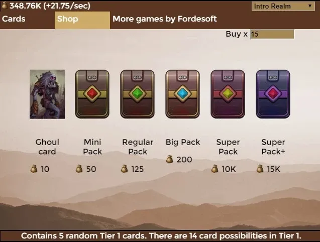 Скриншот 5 к игре Creature Card Idle