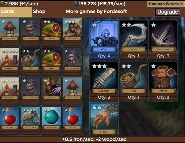 Скриншот 7 к игре Creature Card Idle