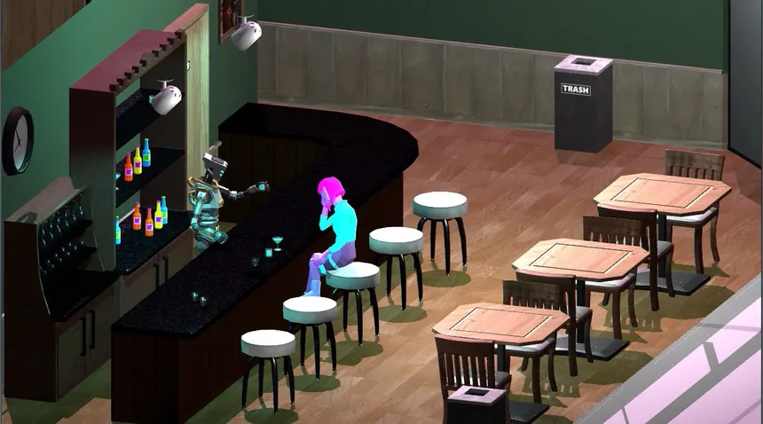 Скриншот 2 к игре Cyberpunk Bar Sim