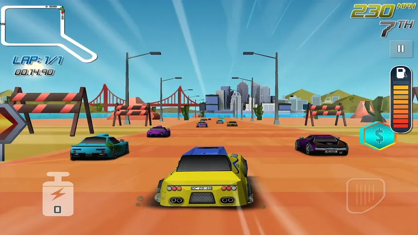 Скриншот 1 к игре Race Race Racer