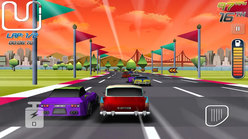 Скриншот 4 к игре Race Race Racer