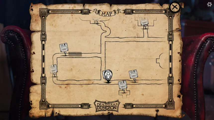 Скриншот 3 к игре Deathtrap Dungeon: The Interactive Video Adventure