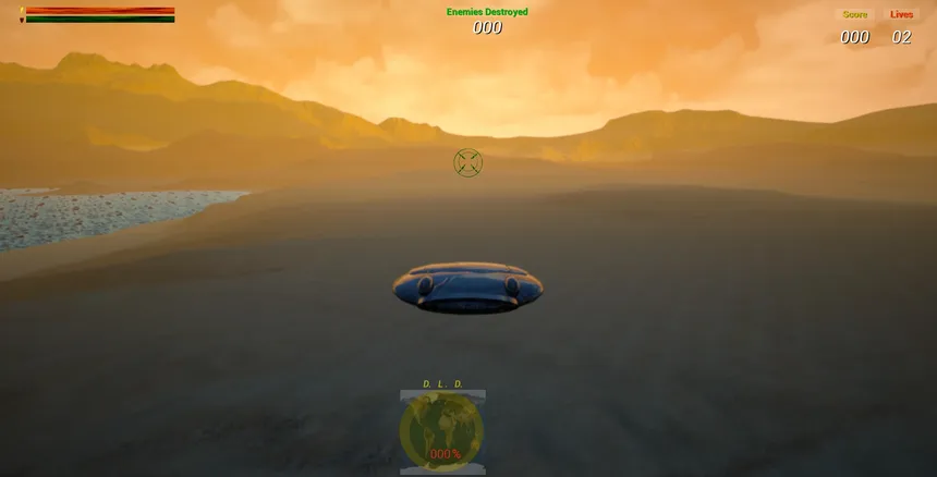 Скриншот 2 к игре Alien Invasion 3D part 2
