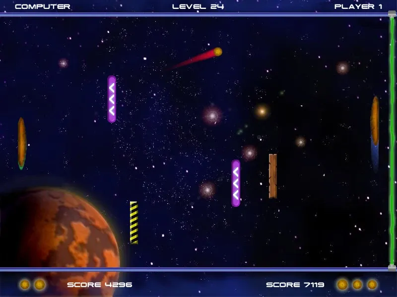 Скриншот 1 к игре Ping Pong Space - Retro Tennis