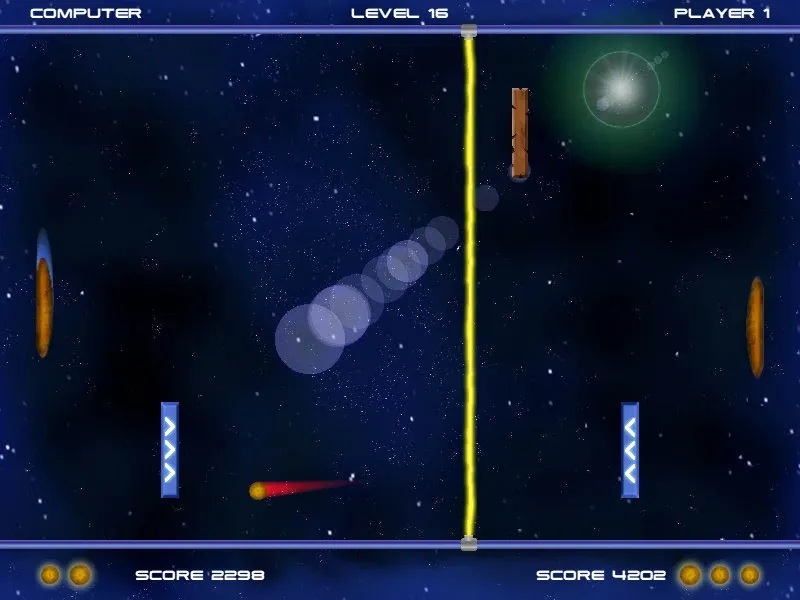 Скриншот 2 к игре Ping Pong Space - Retro Tennis