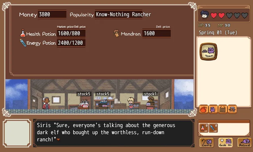 Скриншот 3 к игре Hippoboar Rancher ~かばいの牧場物語~