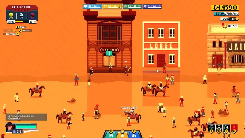 Скриншот 1 к игре Gunman And The Witch