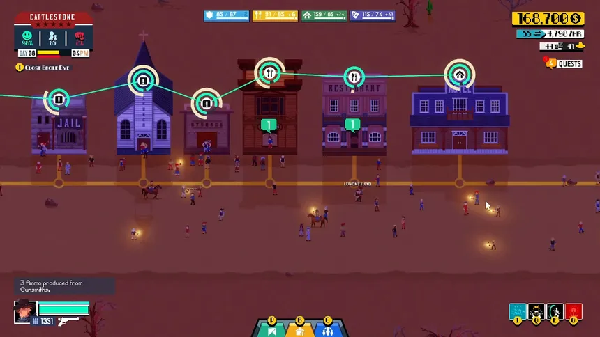 Скриншот 2 к игре Gunman And The Witch