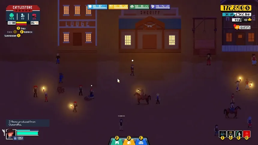 Скриншот 6 к игре Gunman And The Witch