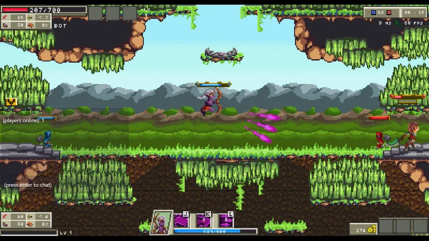Скриншот 4 к игре League of Pixels - 2D MOBA