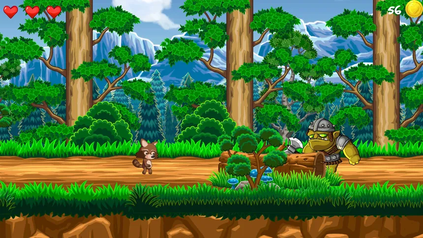 Скриншот 1 к игре Raccoon: The Orc Invasion