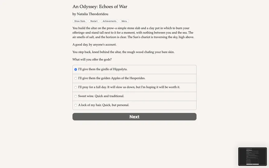 Скриншот 4 к игре An Odyssey: Echoes of War