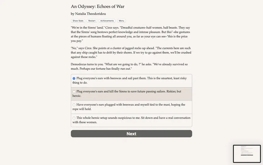Скриншот 5 к игре An Odyssey: Echoes of War
