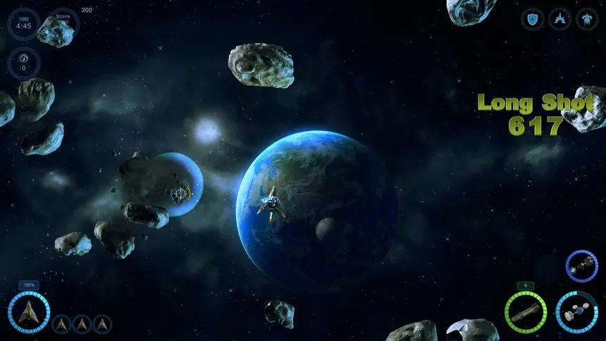 Скриншот 1 к игре Galactic Asteroids Patrol