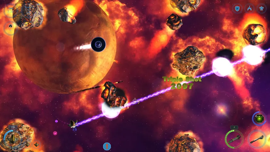 Скриншот 2 к игре Galactic Asteroids Patrol