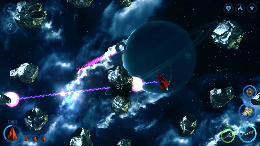 Скриншот 3 к игре Galactic Asteroids Patrol