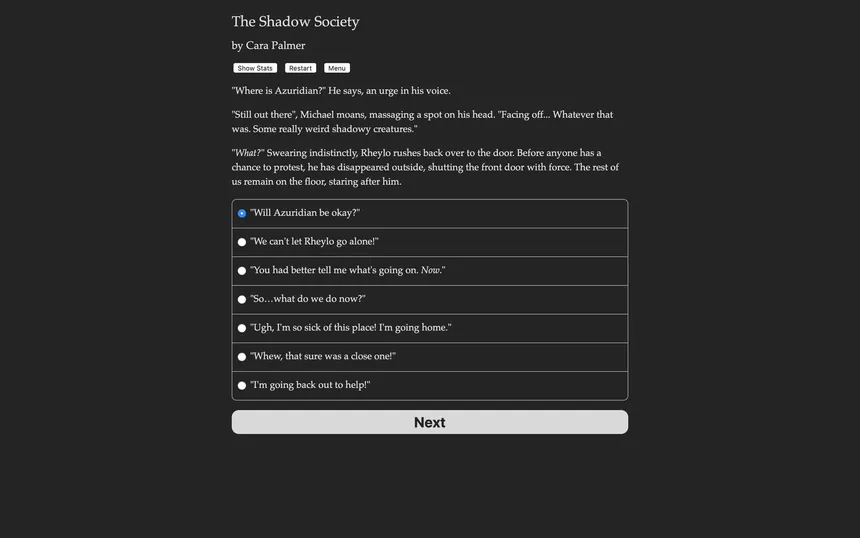 Скриншот 1 к игре The Shadow Society