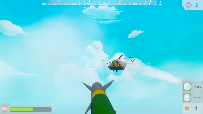 Скриншот 2 к игре FlyManMissile