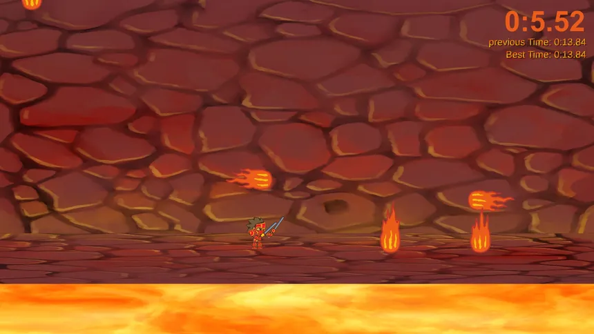 Скриншот 1 к игре PyroNinja: Fire Dodge